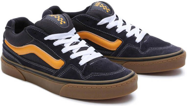 VANS Caldrone suède sneakers zwart oranje