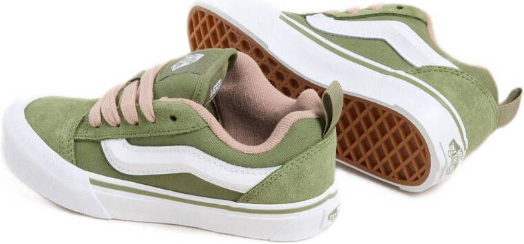 VANS Knu Skool sneakers groen roze