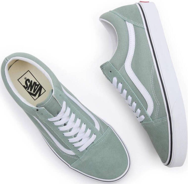 VANS Old Skool Color Theory sneakers lichtgroen wit