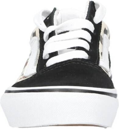 VANS Old Skool Leopard Glitter sneakers zwart camel ecru