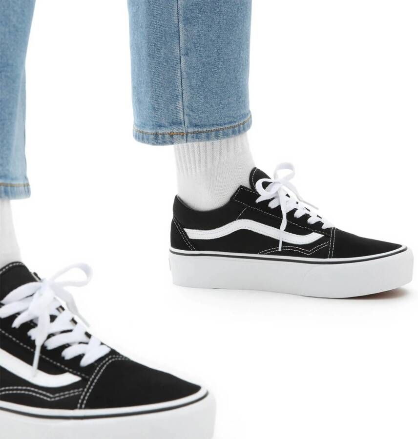 VANS Old Skool Platform sneakers zwart wit