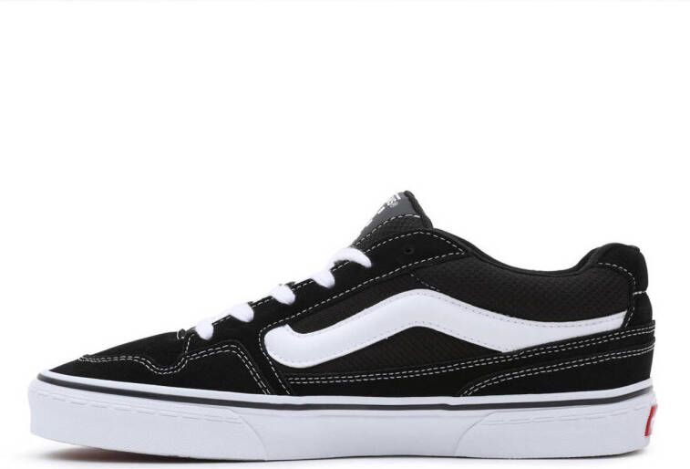 Vans Zwarte atletische sneakers voor heren met contrastdetails Black Heren