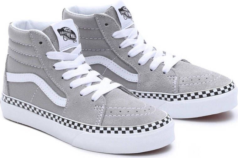 VANS SK8-Hi Checkerboard Foxing sneakers grijs