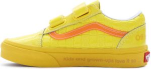 VANS UY Old Skool V sneakers glanzend geel groen