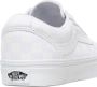 Vans Ward Checkerboard Dames Sneakers White White - Thumbnail 3