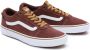 VANS Ward suède sneakers donkerrood wit - Thumbnail 3