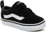 Vans TD Ward V Sneakers (Suede Canvas)Black White - Thumbnail 3