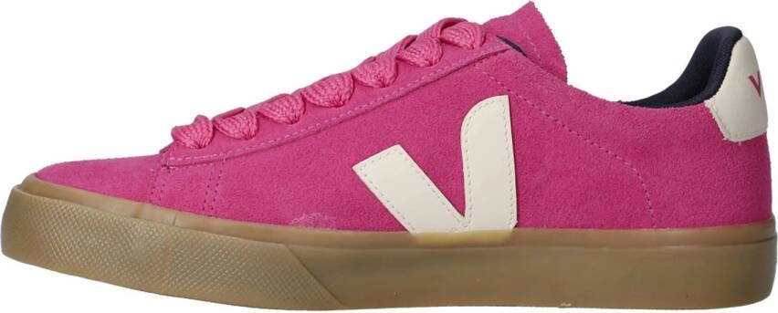 Veja Campo Bold suède sneakers roze