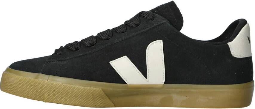 Veja Campo Bold suède sneakers zwart