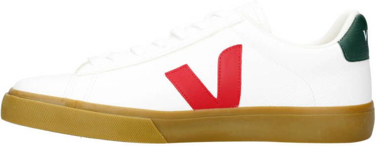 Veja Campo leren sneakers wit