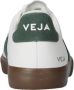 Veja Campo leren sneakers wit groen - Thumbnail 2