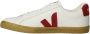 Veja Esplar Logo leren sneakers wit rood - Thumbnail 1