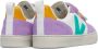 Veja Small V-10 leren sneakers lila multi Meisjes Leer Meerkleurig 23 - Thumbnail 3