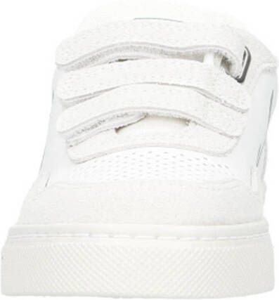 Veja Small V-90 leren sneakers wit groen