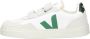 Veja Small V-90 leren sneakers wit groen - Thumbnail 3