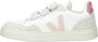 Veja Small V-90 leren sneakers wit roze - Thumbnail 2