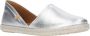 Verbenas Carmen Nucleo meal leren espadrilles zilver - Thumbnail 5