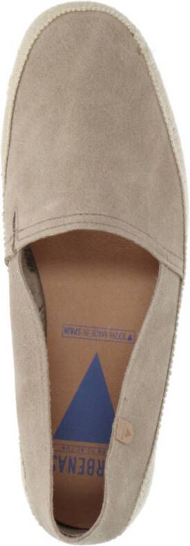 Verbenas Noa Serraje suède espadrilles beige