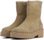 Via Vai Bobbi Mellow 59095 suède enkelboots beige - Thumbnail 6