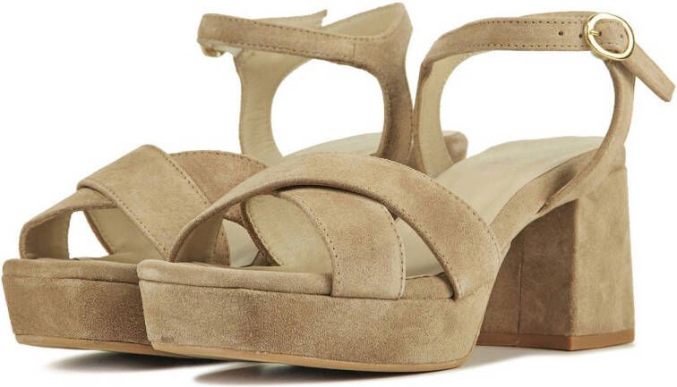 Via Vai Cassia Six 58071 suède sandalettes beige