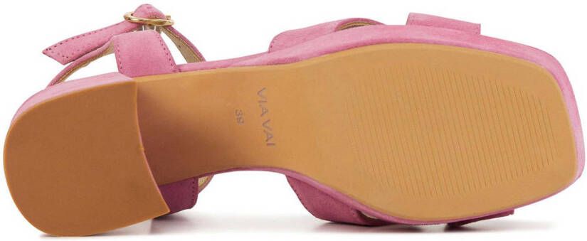Via Vai Cassia Six 58071 suède sandalettes roze