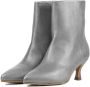 VIA VAI Enkellaarsjes Dames 59071 Noelle Met Maat: 37 Materiaal: Leer Kleur: Zilver - Thumbnail 2