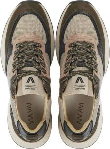 Via Vai leren sneakers kaki