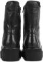 VIA VAI Veterboots Dames Bobbi Brick Maat: 41 Materiaal: Leer Kleur: Zwart - Thumbnail 8