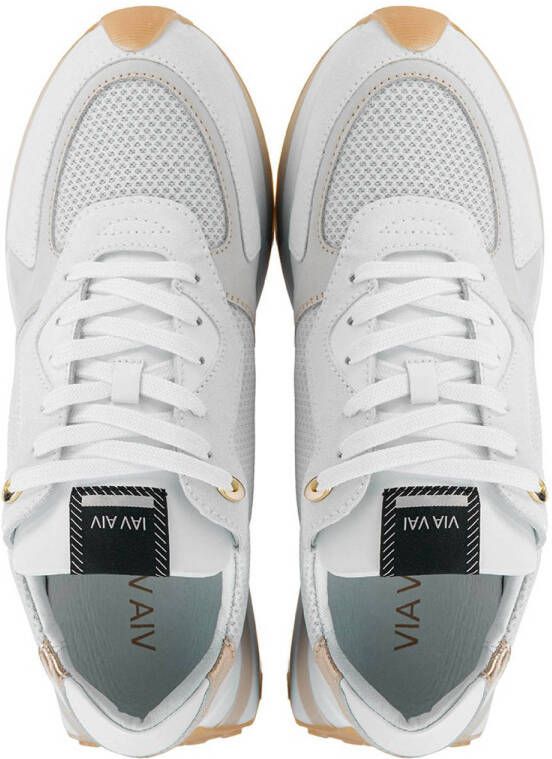 Via Vai Posy Jayde leren sneakers off white