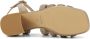 VIA VAI Sandalen Dames Damesschoenen Suède Blokhak hoogte 6 cm 60040 Cassia Beige - Thumbnail 5