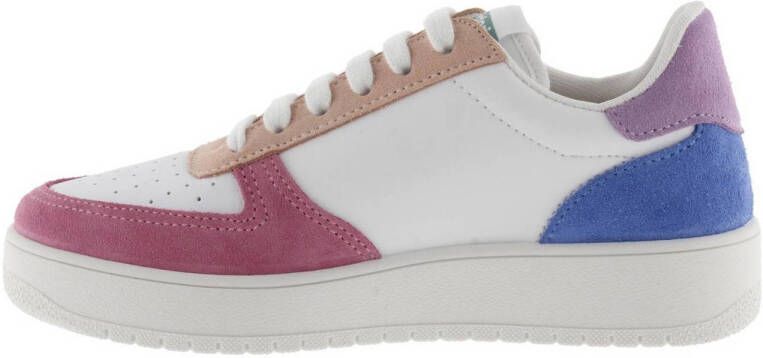 Victoria 1258214 leren sneakers wit multi