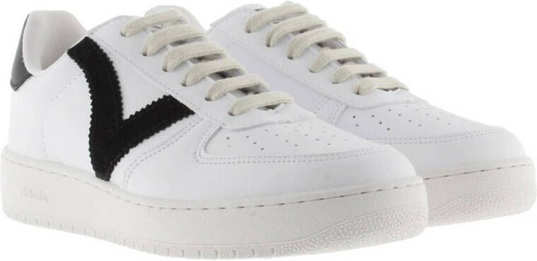 Victoria Madrid Efecto Pile sneakers wit zwart