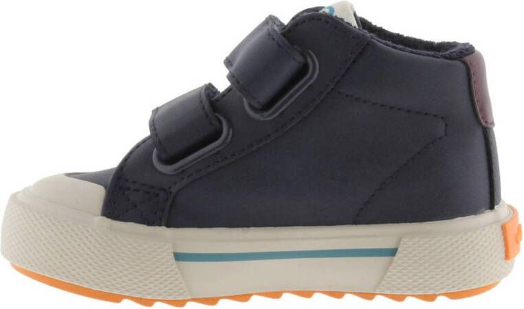 Victoria sneakers donkerblauw Jongens Imitatieleer Meerkleurig 24