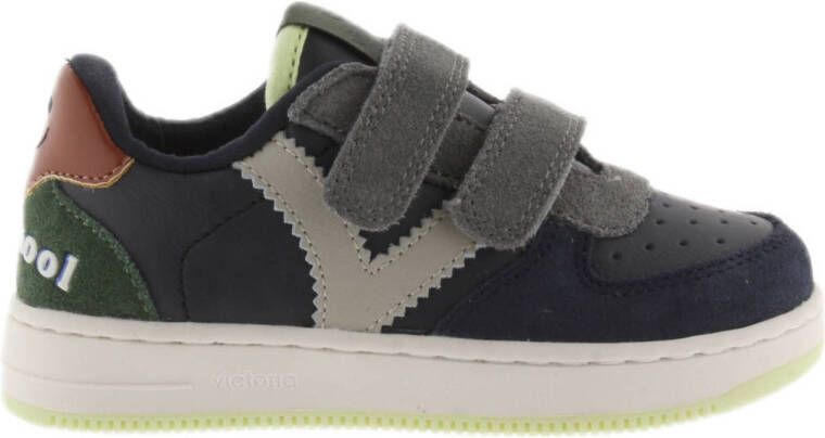 Victoria suède sneakers donkerblauw