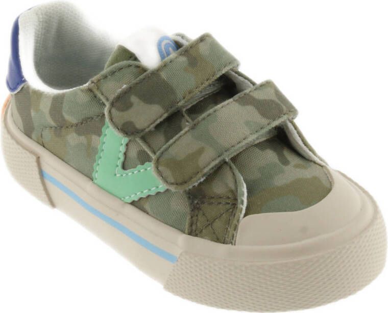 Victoria Tribu Tiras Lona Prints sneakers kaki