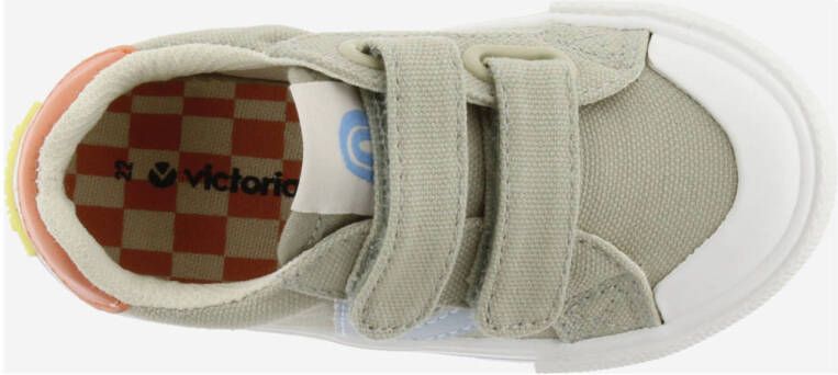 Victoria Tribu Tiras Lona sneakers kaki