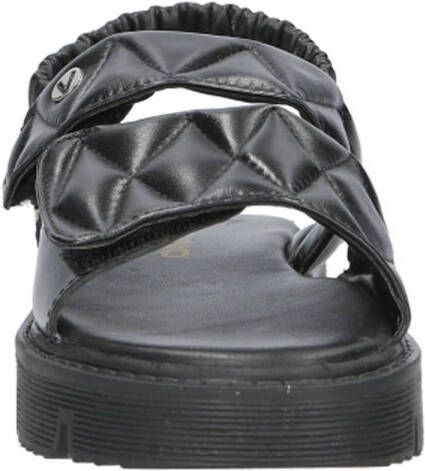 Vingino chunky leren sandalen zwart