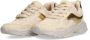 Vingino VIN825183-701 Meisjes Lage Sneakers Beige Leer Veters - Thumbnail 4