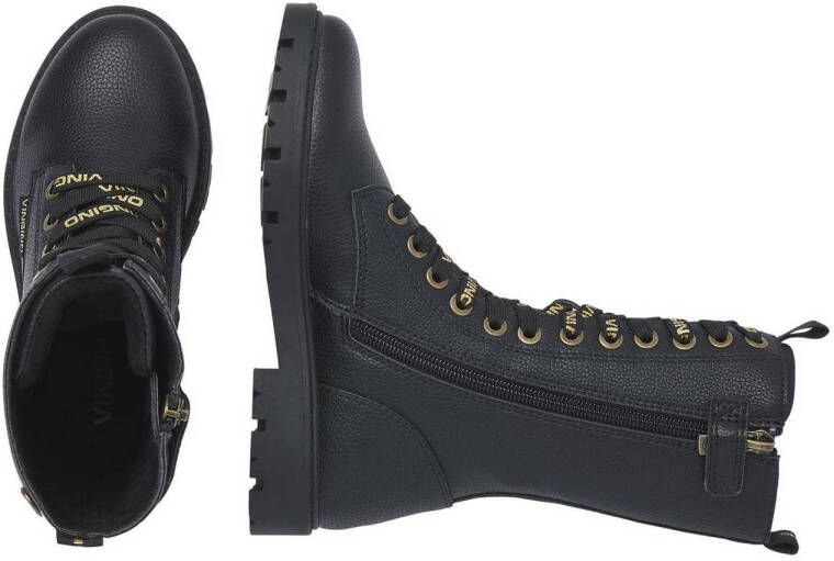 Vingino Eva X Hi veterboots zwart