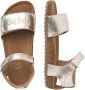 VINGINO Floor Premium leren sandalen goud metallic Leer Effen 25 - Thumbnail 4