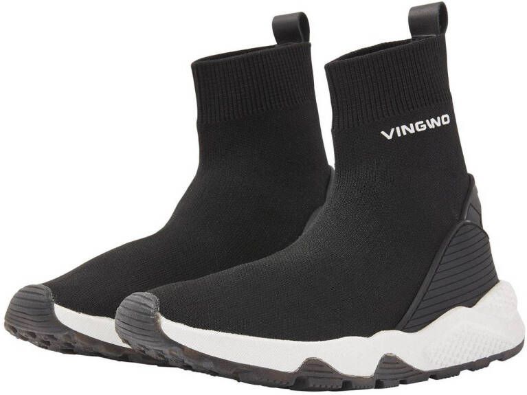 Vingino Gino sock sneakers zwart