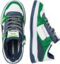 VINGINO Kevin leren sneakers groen wit Jongens Leer Meerkleurig 28 - Thumbnail 5