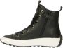 Vingino Noa Mid Sneakers Zwart Synthetisch 042303 - Thumbnail 4