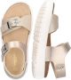 Vingino VIN825401-794 Meisjes Platte Sandalen Beige Leer Gesp - Thumbnail 3
