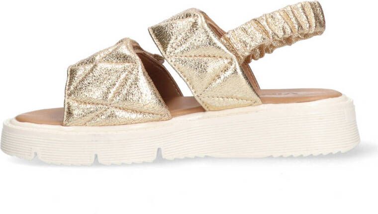 Vingino leren sandalen goud
