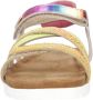 Vingino VIN825412-998 Meisjes Platte Sandalen Multicolor Leer Klittenband - Thumbnail 9