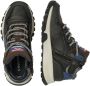 Vingino Vito Mid Sneakers Jongens Zwart - Thumbnail 4