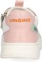 Vingino VIN825135-970 Meisjes Lage Sneakers Roze Leer Veters - Thumbnail 3