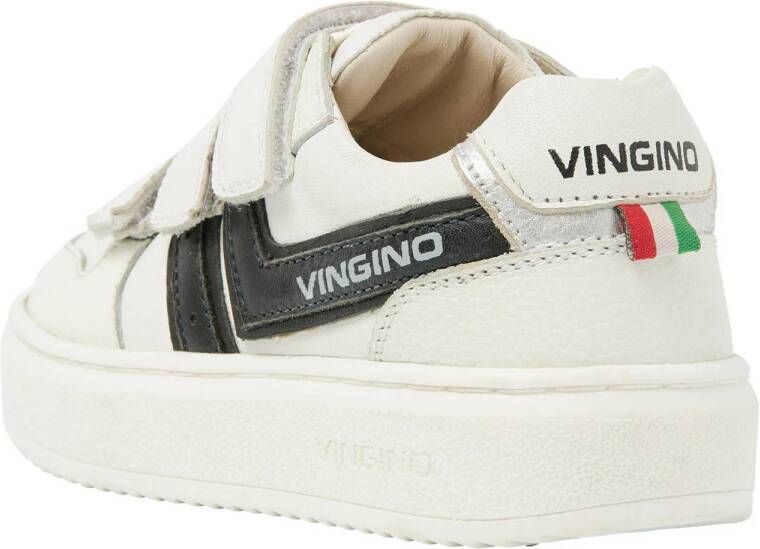 Vingino leren sneakers wit