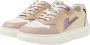VINGINO Lilly Low leren sneakers beige lila Paars Meisjes Leer Meerkleurig 35 - Thumbnail 5
